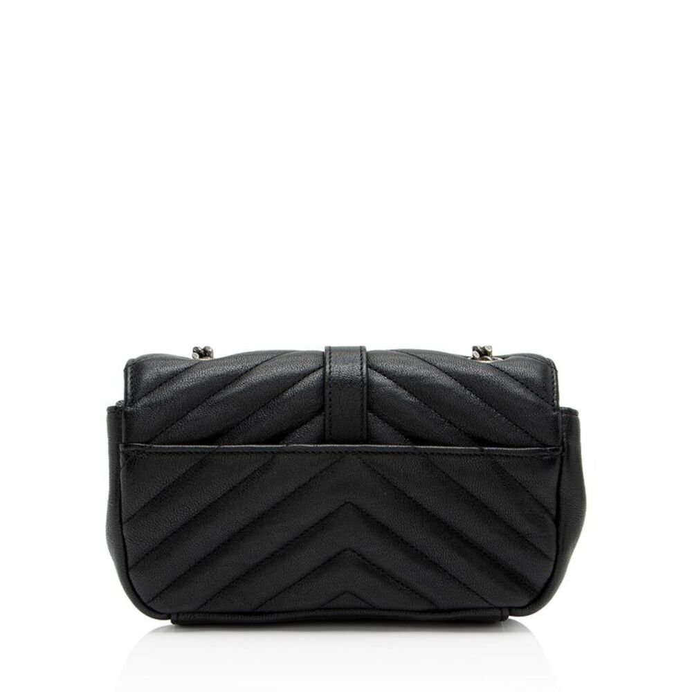 Saint Laurent Matelasse Leather Monogram Classic Baby Chain Bag - Picture 3 of 12